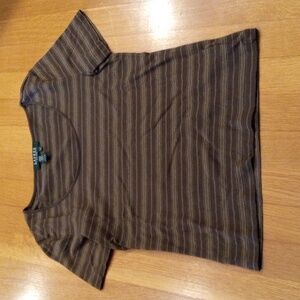 Vintage Lauren Ralph Lauren Whimsigoth Girlhoodcore shirt, Small petite